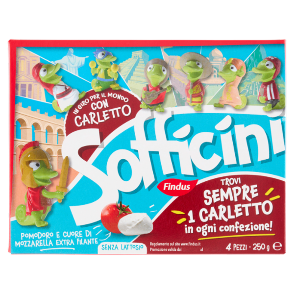 Sofficini Findus 4 Sofficini Pomodoro più Mozzarella Senza Lattosio 250 g