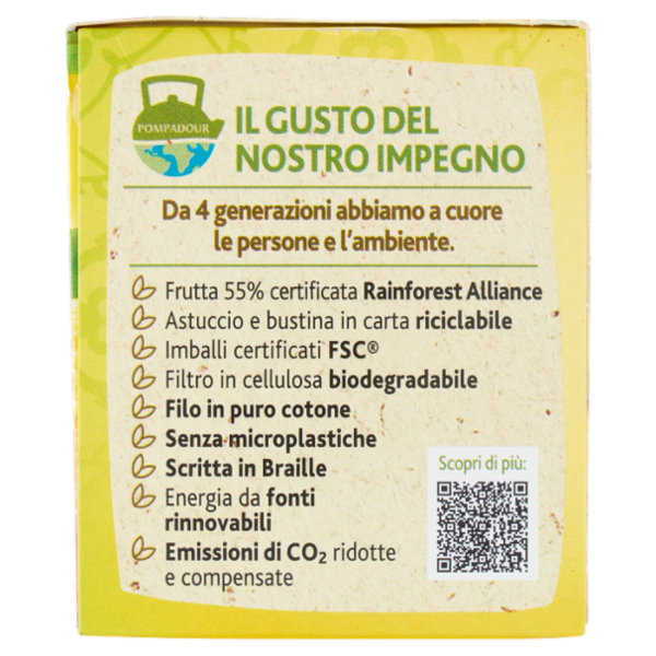 Pompadour Limone Italiano 20 x 2,5 g