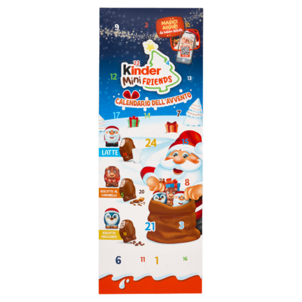Kinder Calendario dell'Avvento Mini Friends 24 pezzi 146 g