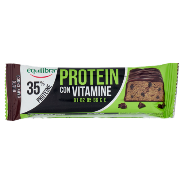 equilibra Protein con Vitamine 35% Proteine Gusto Dark Choco 45 g