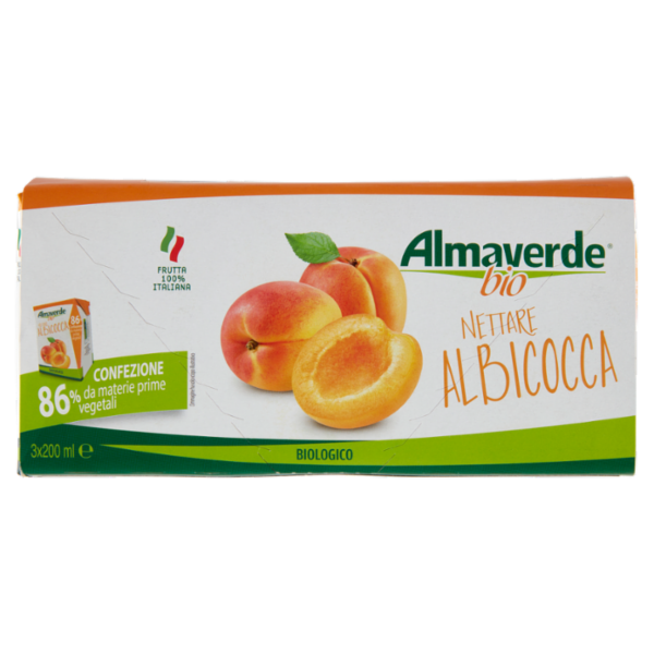Almaverde bio Nettare Albicocca 3 x 200 ml