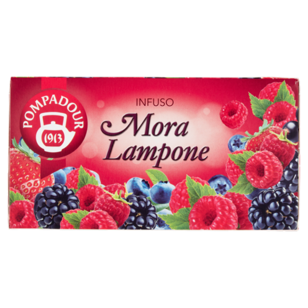 Pompadour Infuso Mora Lampone bustine 20 x 3 g