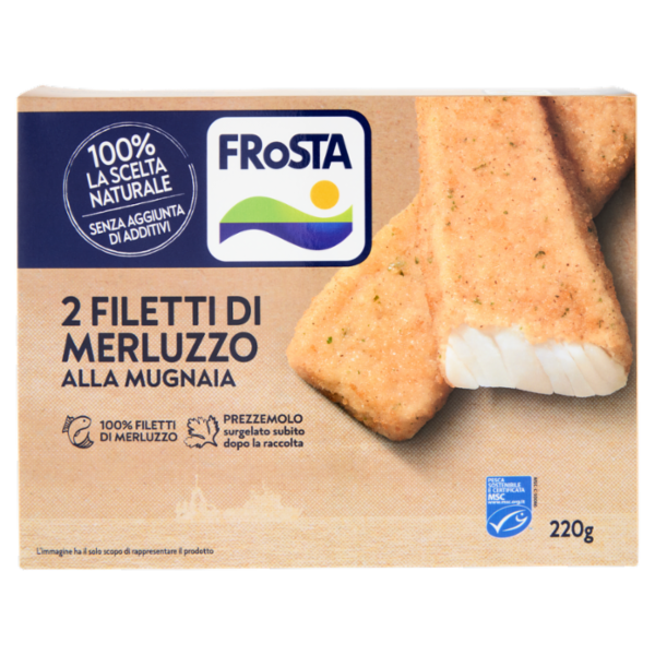 FRoSTA 2 Filetti di Merluzzo alla Mugnaia 220 g