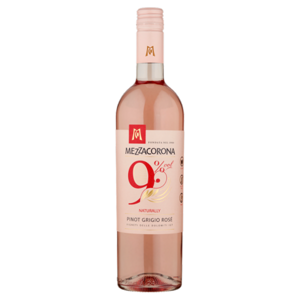 Mezzacorona 9% vol Pinot Grigio Rosé Vigneti delle Dolomiti IGT 75 cl
