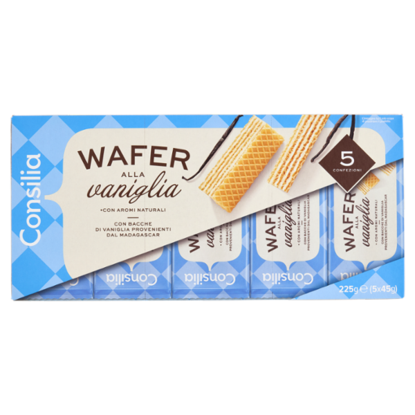 Consilia Wafer alla Vaniglia 5x45 g