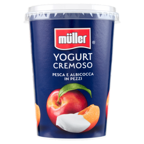 müller Yogurt Cremoso Pesca e Albicocca in Pezzi 500 g