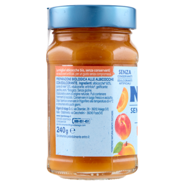 Rigoni di Asiago Natù Senza Zuccheri Aggiunti° Albicocche bio 240 g