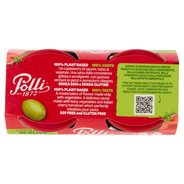 Polli Ragù Vegetale di Olive 2 x 90 g