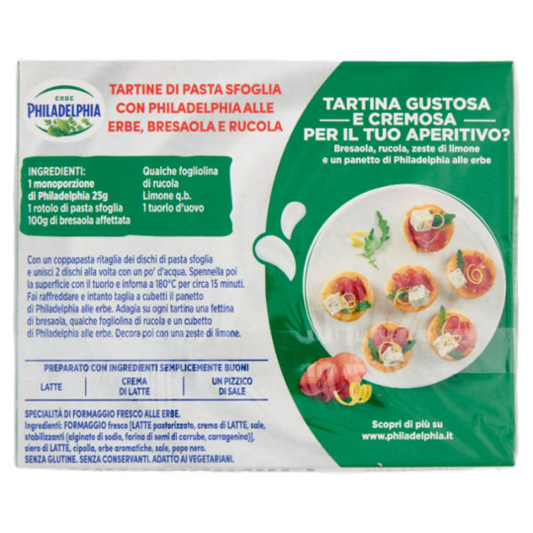 Philadelphia Fantasie formaggio fresco spalmabile alle Erbe - 6x25g