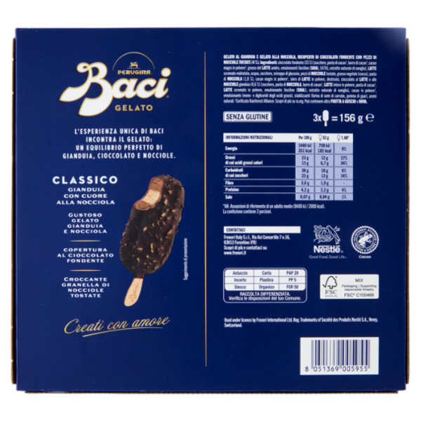 BACI PERUGINA Stecco Classico 3x52g