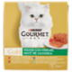 PURINA GOURMET Gold Mousse Verdure Trota&Pom/Anatra&Spinaci/Agnello&Fagiolini/Merluzzo&Carote 8x85g