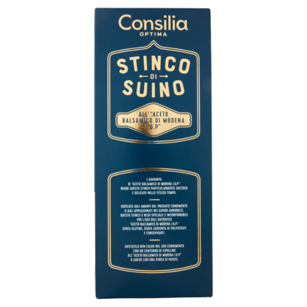 Consilia Optima Stinco di Maiale Cotto all'Aceto Balsamico di Modena I.G.P. 600 g