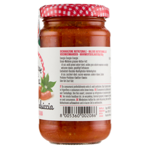 Le Conserve della Nonna Ragù di Salsiccia 190 g