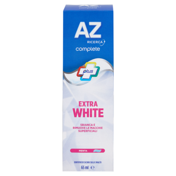 AZ Ricerca Dentifricio Complete Plus Extra White Menta 65 ml