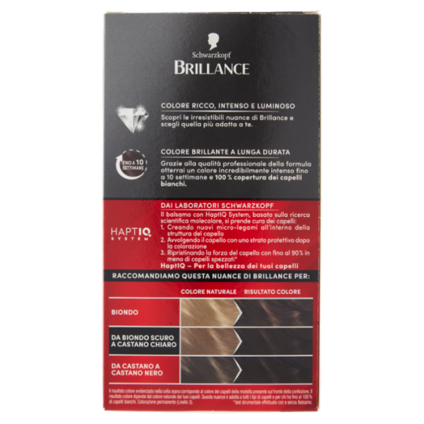 Brillance Colorazione Permanente Intensiva 880 Castano Scuro