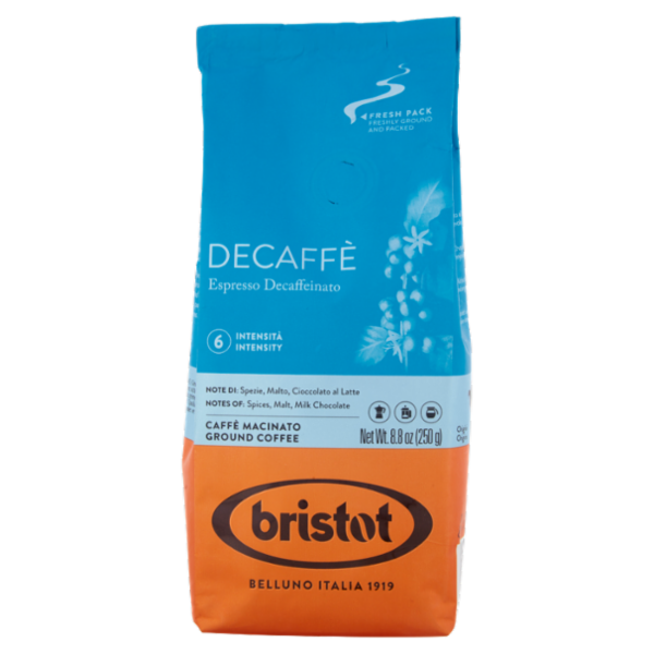 bristot Decaffè Caffè Macinato 250 g