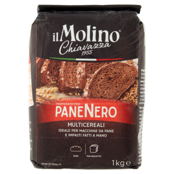 il Molino Chiavazza Preparato per PaneNero Multicereali 1 kg