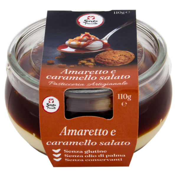 Senza Peccato Amaretto e caramello salato 110 g
