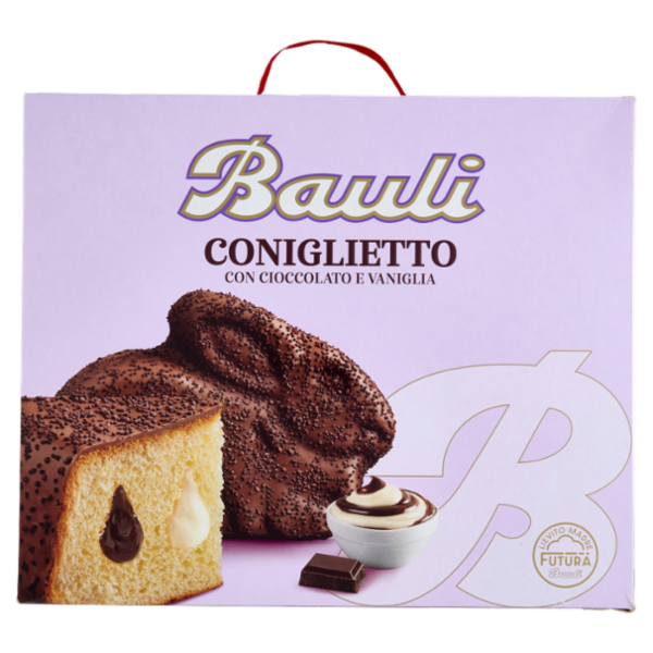 Bauli Coniglietto con Cioccolato e Vaniglia 650 g