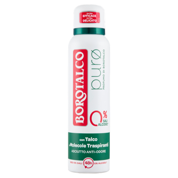 Borotalco purø Profumo di Borotalco Deo 0% Sali 150 ml