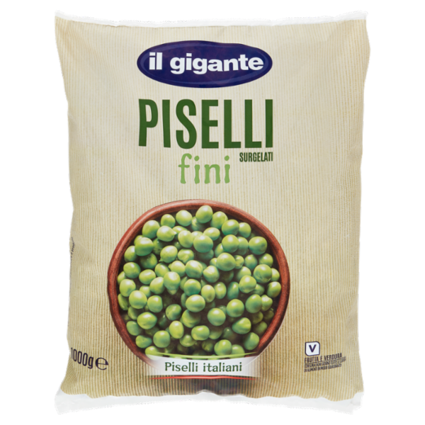 IL GIGANTE Piselli fini Surgelati 1000 g