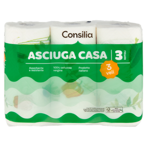Consilia Asciugatutto 3 Veli 3 Rotoli