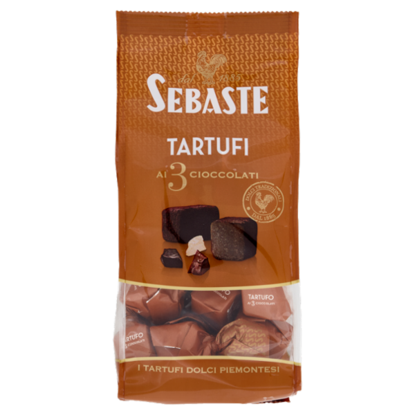 Sebaste Tartufi ai 3 Cioccolati 180 g