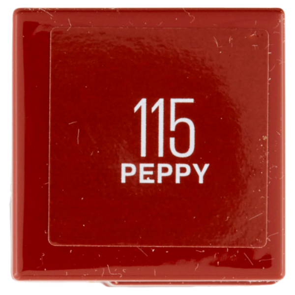 Maybelline New York Rossetto a Lunga Tenuta Effetto Vinilico Superstay Vinyl Ink 115 Peppy