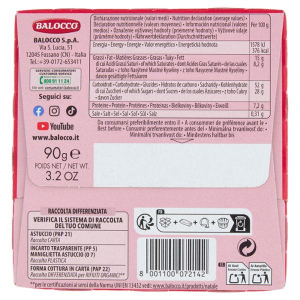 Balocco il Panettone 90 g