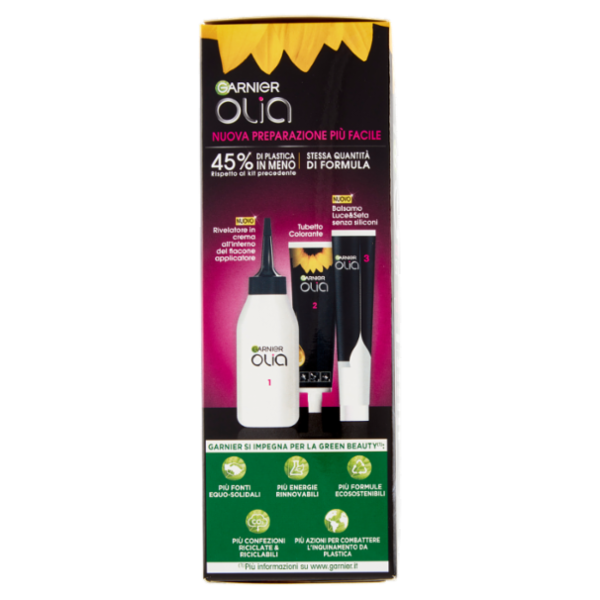 Garnier Olia Tinta Capelli, Senza Ammoniaca, Black sapphire 110