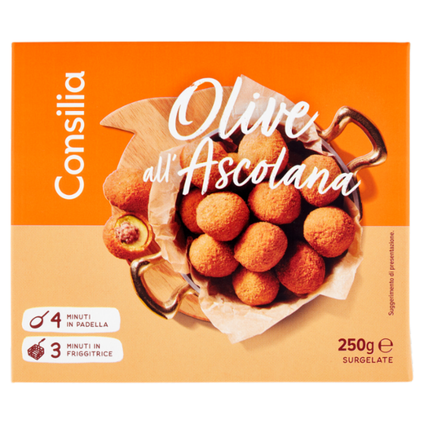 Consilia Olive Ripiene All'Ascolana Surgelate 250 g