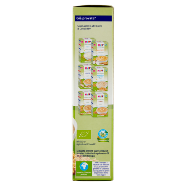 HiPP Biologico Crema di Cereali Miglio con riso e mais 200 g