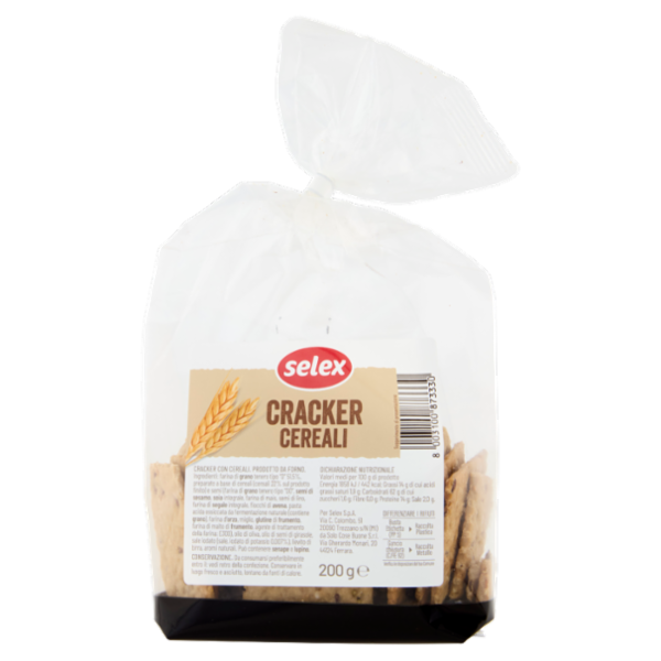 Selex Cracker con Cereali 200 g