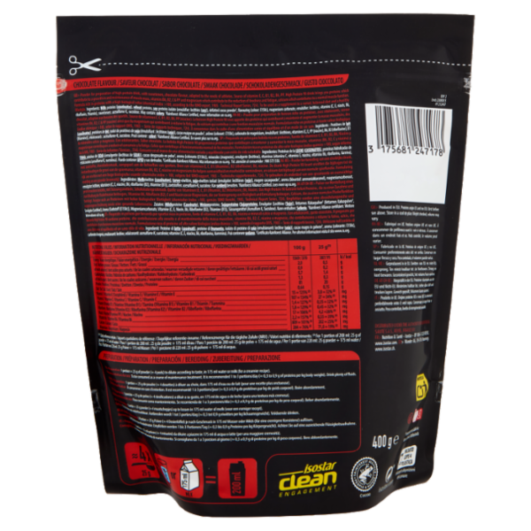 Isostad High Protein 90 Chocolate Flavour, preparato in polvere ricco in proteine - 400 g