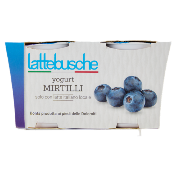 lattebusche yogurt Mirtilli 2 x 125 g