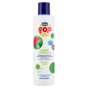 Chicco Pop Comby Shampoo & Balsamo Capelli Facili Da Pettinare Watermelon Splash 250 ML