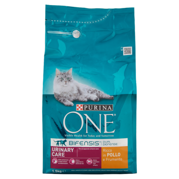PURINA ONE BIFENSIS Gatto Crocchette URINARY CARE Ricco in Pollo e Frumento Sacco 1.5kg