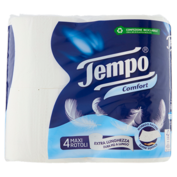 Tempo Comfort Maxi Rotoli 4 pz