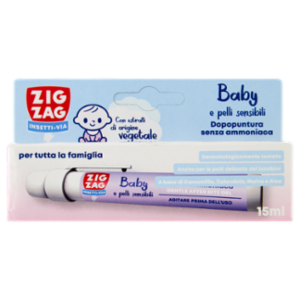 Zig Zag Insetti-Via Dopopuntura Senza Ammoniaca Baby e Pelli Sensibili 15 Ml