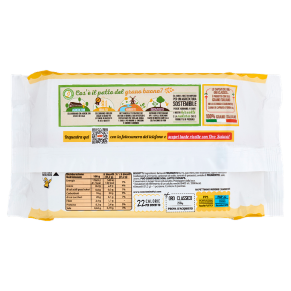 Oro Saiwa biscotti secchi Classici - 250 g