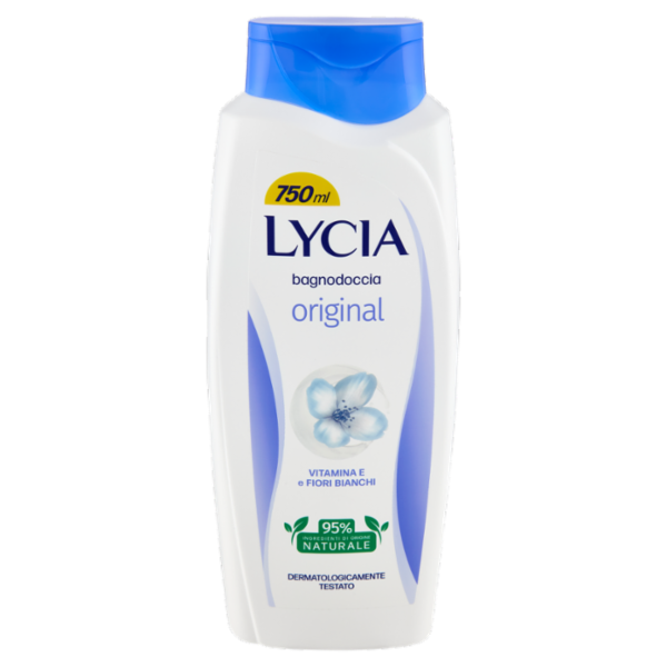 Lycia bagnodoccia original Vitamina E e Fiori Bianchi 750 ml