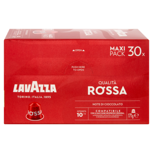 Lavazza Qualità Rossa Compatibile con Nespresso Original 30 Capsule 171 g