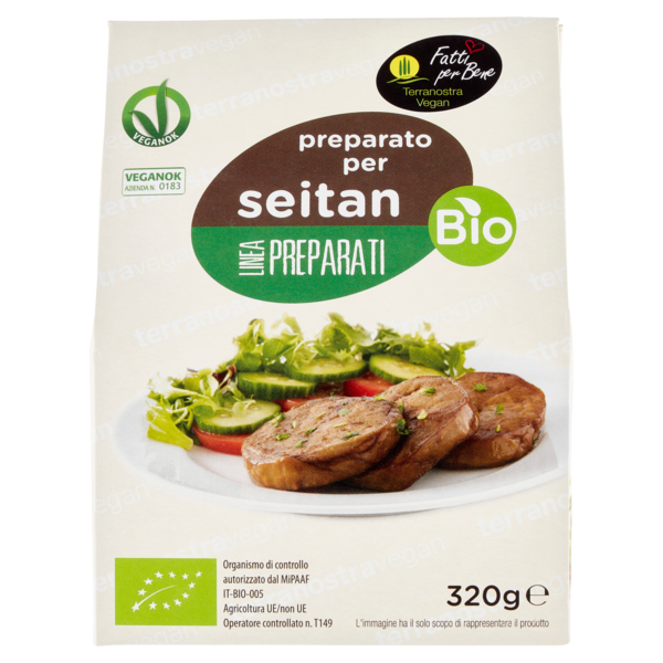 Terranostra Vegan Linea Preparati preparato per seitan Bio 320 g