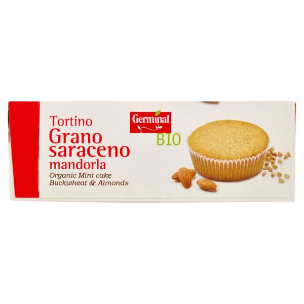 Germinal Bio Tortino Grano saraceno mandorla Gluten Free 4 x 45 g