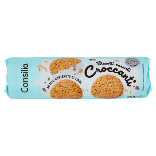 Consilia Biscotti ai Cereali Croccanti 250 g