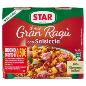 Star Il Mio Gran Ragù Con Salsiccia 2 x 180 g