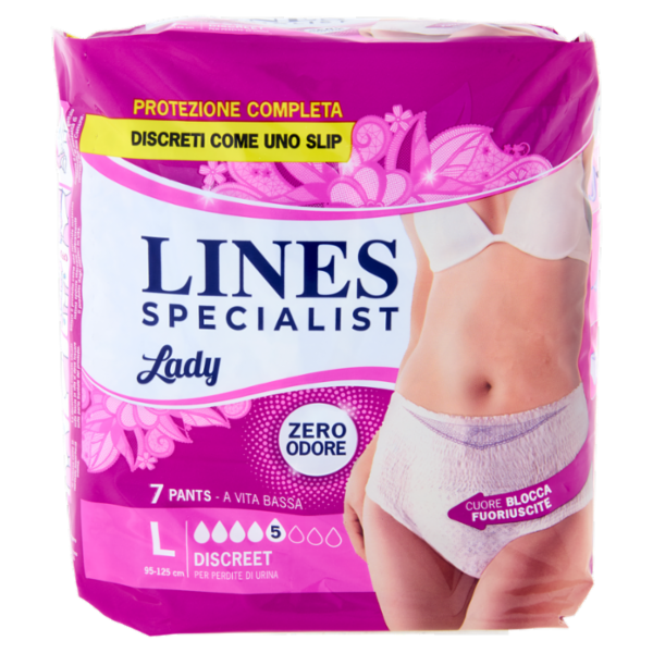 Lines Specialist Lady Pants Discreet Tg.L 7 pz