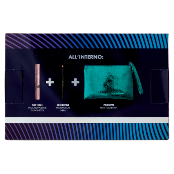 Maybelline New York Coffret Occhi Sky High + Line Refine Nera