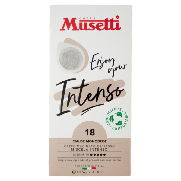 caffè Musetti Enjoy your Intenso 18 Cialde Monodose 125 g