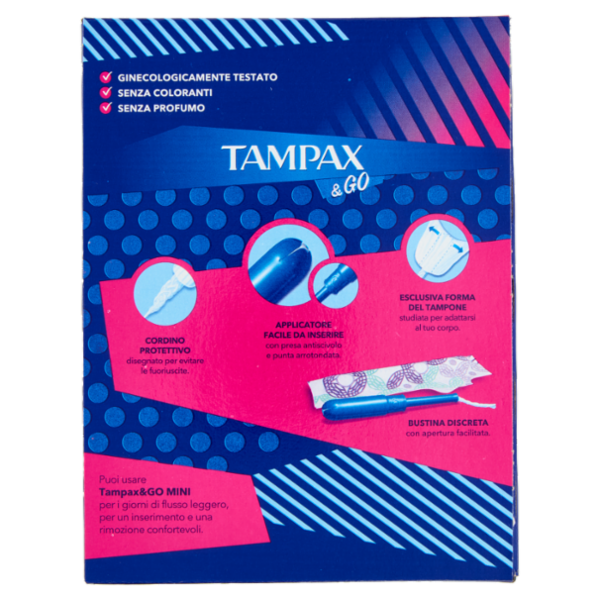 Tampax & Go Mini 18 pz